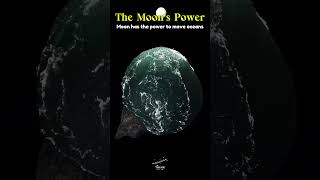 Moon has the power to move Oceans short moon earth solarsystem ocean universe planet space [upl. by Safir]