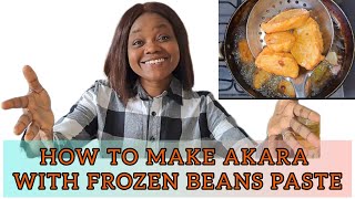 In 15 minutes your akara is readybeansbeansrecipecookingathomecooking foodie moimoitryit [upl. by Melc]