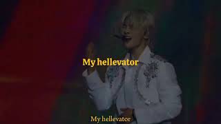 Stray Kids 스트레이 키즈 – Hellevator  Lyrics  가사  black background Han Eng Rom [upl. by Igig517]