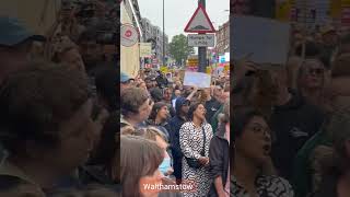 1000s Protesters Walthamstow [upl. by Tap]