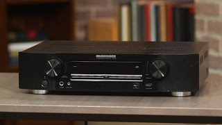 Marantzs slim NR1605 receiver has fat sound [upl. by Naicad]