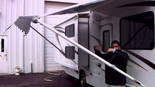 Awning  Howto Operate  RV Travel Trailer or Motor Home [upl. by Marsden]