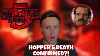 Stranger Things Season 5 UpdateHoppers Death Confirmed [upl. by Naut500]