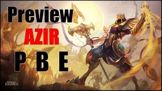 AZIR TEST PBE LOL  LA PUISSANCE DES CLONES ET DU DRAKE MID  Gameplay FR par Jiraya [upl. by Frasier]