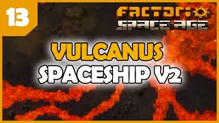 Touchdown on Vulcanus  Factorio 20 Space Age EP13 [upl. by Sidnac754]