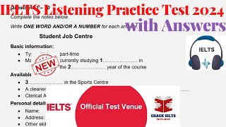 IELTS Listening Practice Test 2024 with Answers  15022024 [upl. by Pinto]