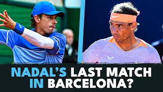 Rafael Nadal vs Alex de Minaur Highlights  Barcelona 2024 [upl. by Eirameinna]