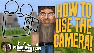 Mineimator Tutorial  How To Use The Camera  Part 15 [upl. by Learsiy]