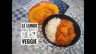 POTIMARRON ET LENTILLES CORAIL AU CURRY FAÇON POPOTE  Le lundi c’est veggie [upl. by Livingston]