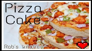 Homemade Unique Pizza Cake Recipe  Yummy Extravaganza [upl. by Notpmah]