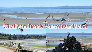 relaxing at Qualicum beach Vancouver Island BC [upl. by Yrnehnhoj]