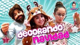 🎄 Decorando mi CASA de NAVIDAD ❄ MONTO el ÁRBOL de NAVIDAD con mis PADRES 🎄 [upl. by Sinai]