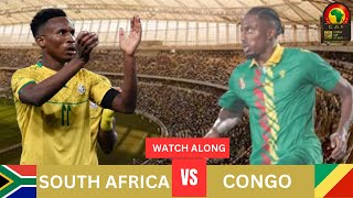 South Africa vs Congo  AFCON Qualifier Live Watch Along [upl. by Rudelson]