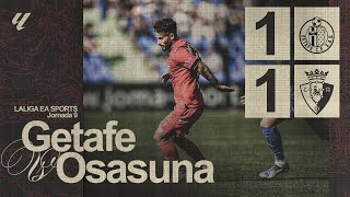 Resumen del Getafe 11 Osasuna  Club Atlético Osasuna [upl. by Aicnorev]