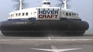 Hoverspeed hovercraft arriving in Calais [upl. by Seldun]