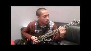 Veil of Maya Marc Okubo Guitar Lesson  PunisherDivide Paths Tutorial [upl. by Siraf]