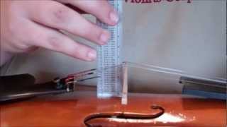 Preventing Bridge Warp  Tips From the Workshop at Classic Violins [upl. by Ursulette]