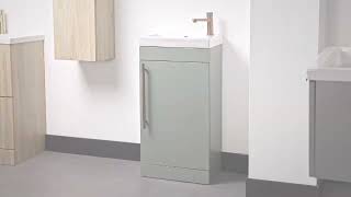 Avenue Esme Cloakroom bathroom Vanity 450mm [upl. by Hasheem]