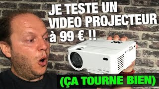 DBPower T21  je teste un vidéo projecteur à 99 € ÇA TOURNE BIEN [upl. by Seaden]