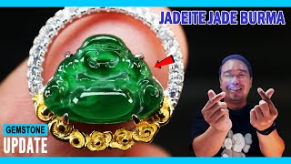 GEMSTONES UPDATE 13022024  BATU GIOK HIJAU COKLAT JADEITE JADE MYANMAR BURMA [upl. by Erme]