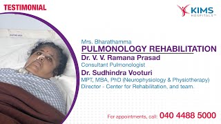 Pulmonology Rehabilitation  Dr V V Ramana Prasad  Dr Sudhindra Vooturi  Mrs Bharathamma [upl. by Cathe]