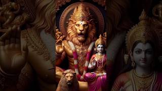 Shri Narsingh Bhagwan Vishnu Avatar trending Ytstudio status short [upl. by Schnurr930]