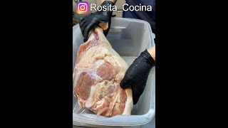 pernil de cerdo al horno con un adobo INCREIBLE [upl. by Pelaga182]