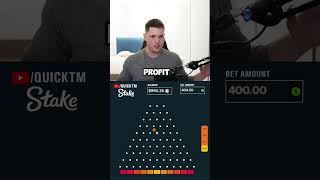 Do You Have the Nerve to do This bet 🔥stake plinko gambling [upl. by Nnairol]