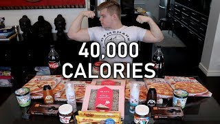 40000 CALORIE CHALLENGE AT 16 amp 17 YEARS OLD [upl. by Laehcym]