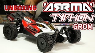 118 SCALE ARRMA TYPHON GROM RTR UNBOXED [upl. by Tunnell666]