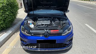 VW Golf MK75R Armytrix Catback and Eventuri Intake Combo Sound Experience [upl. by Unders921]