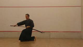 Ka Muso Kai Iaido Demonstration  Ukigumo [upl. by Yeca]