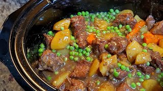 This BEEF STEW recipe is a Lazy Cooks Dream Crockpot Beef Stew That Practically Makes Itself [upl. by Nowad]