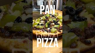 Pan Pizza Like Pizza Hut Recipe cooking recipe trending pizza food foodie shorts [upl. by Quartis]