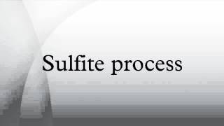 Sulfite process [upl. by Sebbie466]