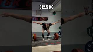 3125 KG DØDLØFT PR TIL TSK CUP [upl. by Vacla]