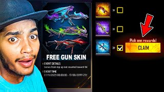 CLAIM 1 GUN SKIN ✅ FREE FIRE [upl. by Bartolome]