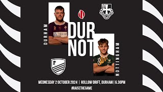 Durham vs Nottingham  Mens BUCS Super Rugby [upl. by Dowdell]