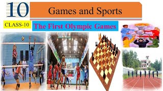 CLASS10UNIT10GAMES and SPORTSReading IThe First Olympic GamesExplanationAll Exercises [upl. by Evans]