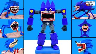 How To Make TRANSFORMER ROBOT CHAOS The Sonic Tapes  Matrix Clay [upl. by Itisahc97]