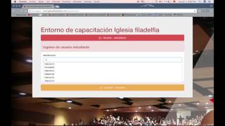 Tutorial Inscripciones a Discipulado [upl. by Madelon]