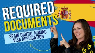 What Documents Do You Need to Apply for Spains Digital Nomad Visa [upl. by Frankhouse]