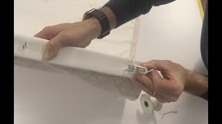 Stringing a Roman Shade Super Easy [upl. by Eednarb]