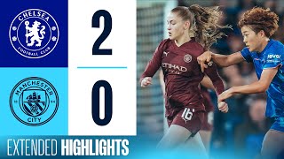 EXTENDED HIGHLIGHTS  CHELSEA 20 MAN CITY  City suffer defeat at Stamford Bridge  WSL [upl. by Ellehcil376]