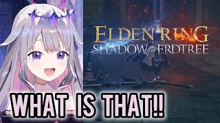 Koseki Bijou reacts to RELLANA Twin Moon Knight boss fight in Elden Ring DLC  Hololive EN [upl. by Lugar]