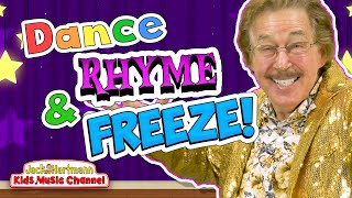 Dance Rhyme and FREEZE  Jack Hartmann [upl. by Jaban]