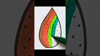 easy drop drawing 💧 art ytshorts satisfying creative [upl. by Drahser]