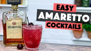 Amaretto Cocktail  Cherry Margarita  Easy Cocktails to make at Home  Steve the Barman [upl. by Ordnassela355]