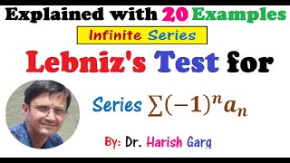 Leibnizs Test  Alternating Series Test for alternating series with Examples [upl. by Alisha]