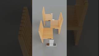 Multifunctional deformable furniture structure display 😞 shorts [upl. by Alletnahs]